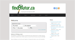 Desktop Screenshot of findatutor.ca