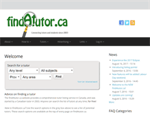 Tablet Screenshot of findatutor.ca